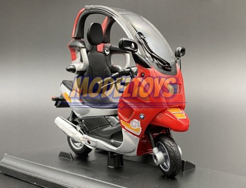 BMW C1 skuter z dachem motocykl model 1:18 Welly BMW C1 skuter z dachem motocykl model 1:18 Welly
