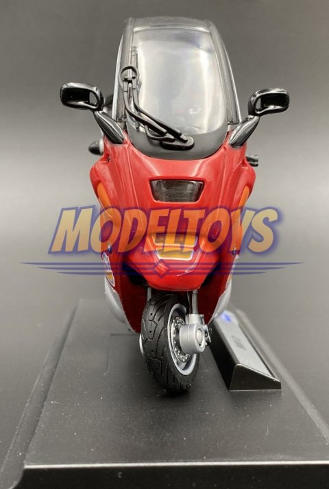BMW C1 skuter z dachem motocykl model 1:18 Welly BMW C1 skuter z dachem motocykl model 1:18 Welly