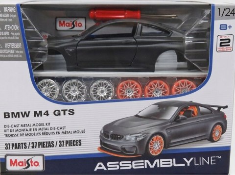 BMW M4 GTS grey 1:24 model do składania Maisto