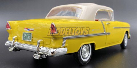 Chevrolet Bel Air 1955 1:18 yellow model Motormax 73184 Chevrolet Bel Air 1955 1:18 yellow model Motormax 73184