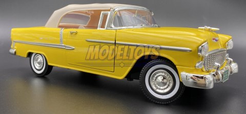 Chevrolet Bel Air 1955 1:18 yellow model Motormax 73184 Chevrolet Bel Air 1955 1:18 yellow model Motormax 73184