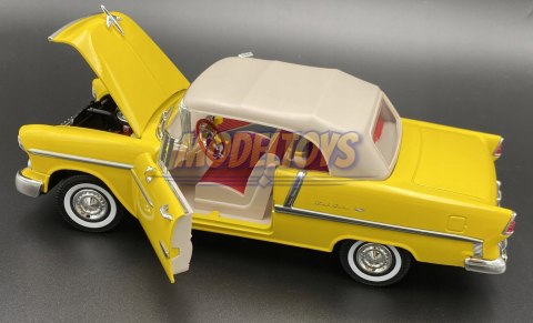 Chevrolet Bel Air 1955 1:18 yellow model Motormax 73184 Chevrolet Bel Air 1955 1:18 yellow model Motormax 73184
