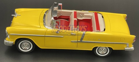 Chevrolet Bel Air 1955 1:18 yellow model Motormax 73184 Chevrolet Bel Air 1955 1:18 yellow model Motormax 73184