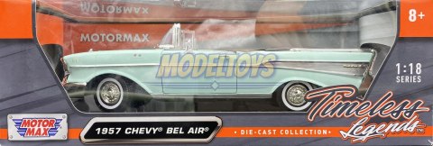 Chevrolet Bel Air 1957 1:18 model Motormax 73175 Chevrolet Bel Air 1957 1:18 model Motormax 73175