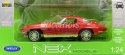 Chevrolet Corvette 1963 red 24073 model Welly 1:24