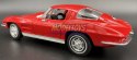 Chevrolet Corvette 1963 red 24073 model Welly 1:24