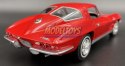 Chevrolet Corvette 1963 red 24073 model Welly 1:24