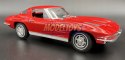 Chevrolet Corvette 1963 red 24073 model Welly 1:24