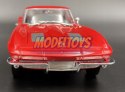 Chevrolet Corvette 1963 red 24073 model Welly 1:24