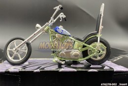 Chopper Iron CUSTOM blue 1:18 Motormax