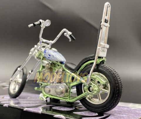 Chopper Iron CUSTOM blue 1:18 Motormax Chopper Iron CUSTOM blue 1:18 Motormax