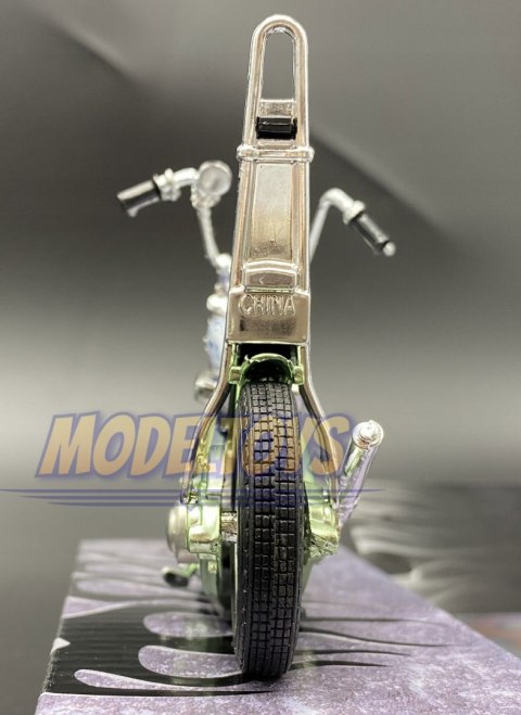 Chopper Iron CUSTOM blue 1:18 Motormax Chopper Iron CUSTOM blue 1:18 Motormax