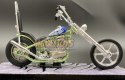 Chopper Iron CUSTOM blue 1:18 Motormax