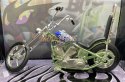 Chopper Iron CUSTOM blue 1:18 Motormax