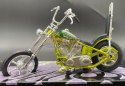 Chopper Iron CUSTOM green 1:18 Motormax