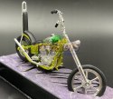 Chopper Iron CUSTOM green 1:18 Motormax