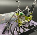 Chopper Iron CUSTOM green 1:18 Motormax