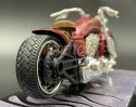 Chopper Iron CUSTOM red 1:18 Motormax