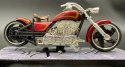 Chopper Iron CUSTOM red 1:18 Motormax