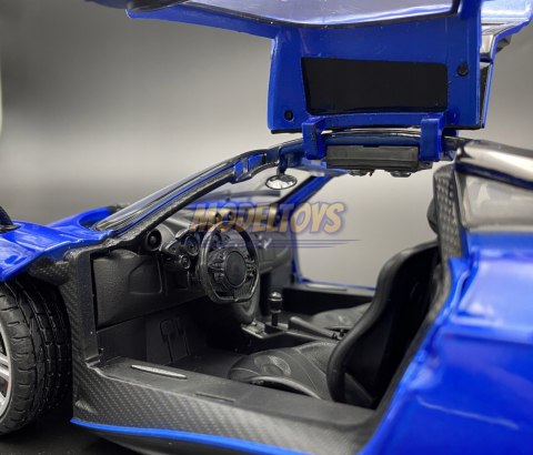 PAGANI Huayra blue 1:18 model Motormax 79160 PAGANI Huayra blue 1:18 model Motormax 79160