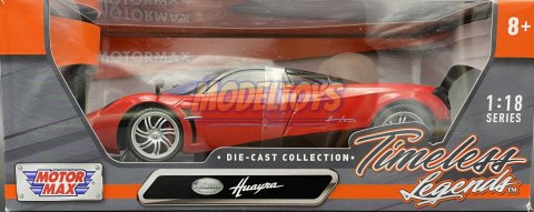 PAGANI Huayra red 1:18 model Motormax 79160 PAGANI Huayra red 1:18 model Motormax 79160
