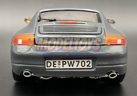 PORSCHE 911 grey 1:18 model Motormax 73101 PORSCHE 911 grey 1:18 model Motormax 73101