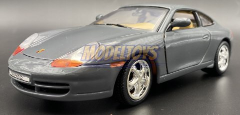PORSCHE 911 grey 1:18 model Motormax 73101 PORSCHE 911 grey 1:18 model Motormax 73101