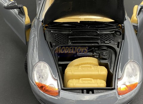 PORSCHE 911 grey 1:18 model Motormax 73101 PORSCHE 911 grey 1:18 model Motormax 73101