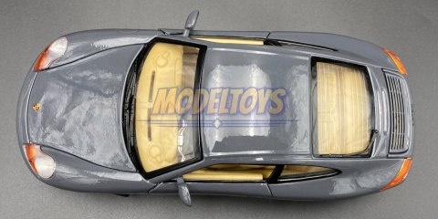 PORSCHE 911 grey 1:18 model Motormax 73101 PORSCHE 911 grey 1:18 model Motormax 73101