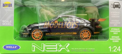 Porsche 911 GT3 RS metal model 22495 Welly 1:24 Porsche 911 GT3 RS metal model 22495 Welly 1:24