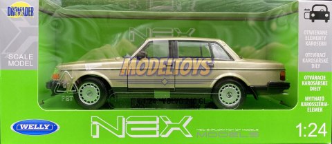 VOLVO 240 GL gold model 24102 Welly 1:24 VOLVO 240 GL gold model 24102 Welly 1:24