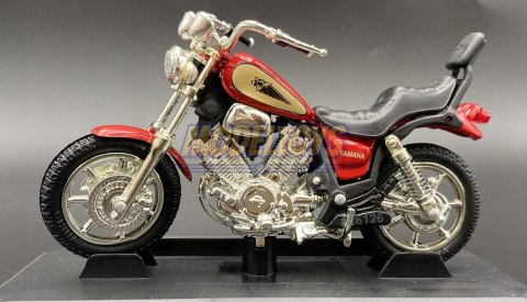 YAMAHA Virago 1000 1986 na podstawce 1:18 Motormax YAMAHA Virago 1000 1986 na podstawce 1:18 Motormax