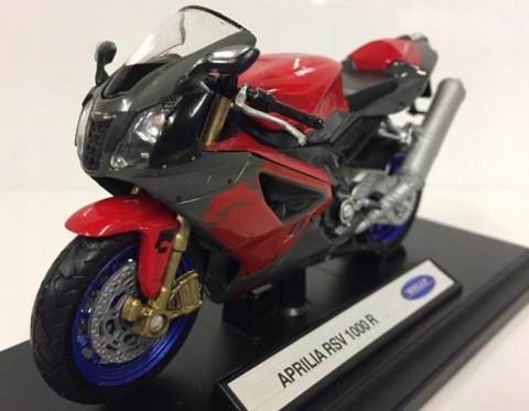 APRILIA RSV 1000R 1:18 Welly metalowy APRILIA RSV 1000R 1:18 Welly metalowy