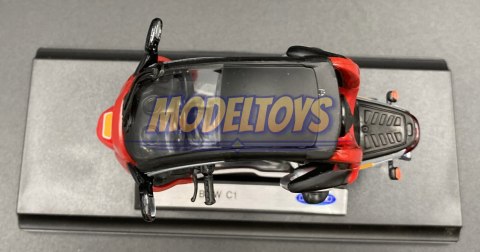 BMW C1 skuter z dachem motocykl model 1:18 Welly BMW C1 skuter z dachem motocykl model 1:18 Welly