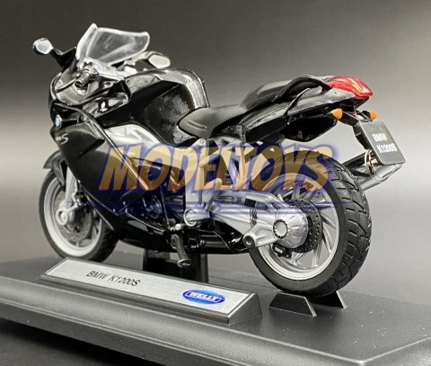 BMW K1200 S motocykl model 1:18 Welly metalowy BMW K1200 S motocykl model 1:18 Welly metalowy