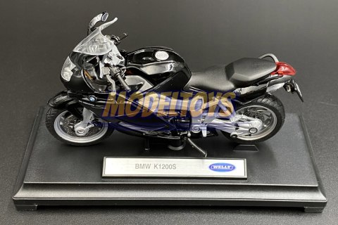 BMW K1200 S motocykl model 1:18 Welly metalowy BMW K1200 S motocykl model 1:18 Welly metalowy