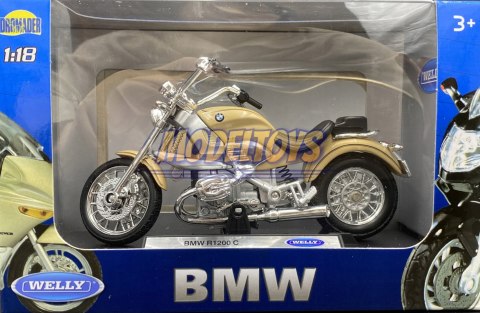 BMW R1200 C James Bond model 1:18 Welly metalowy BMW R1200 C James Bond model 1:18 Welly metalowy