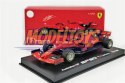 Bolid F1 FERRARI SF90 Leclerc KASK BBurago 1:43