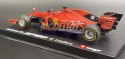 Bolid F1 FERRARI SF90 Leclerc KASK BBurago 1:43