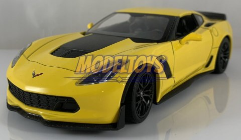 Chevrolet Corvette Z06 2017 metal model Welly 1:24 Chevrolet Corvette Z06 2017 metal model Welly 1:24