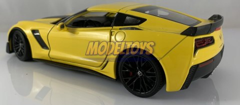 Chevrolet Corvette Z06 2017 metal model Welly 1:24 Chevrolet Corvette Z06 2017 metal model Welly 1:24
