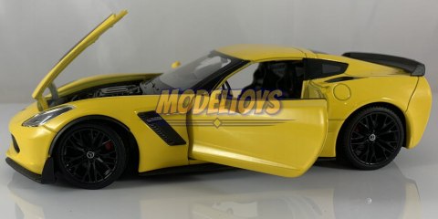 Chevrolet Corvette Z06 2017 metal model Welly 1:24 Chevrolet Corvette Z06 2017 metal model Welly 1:24