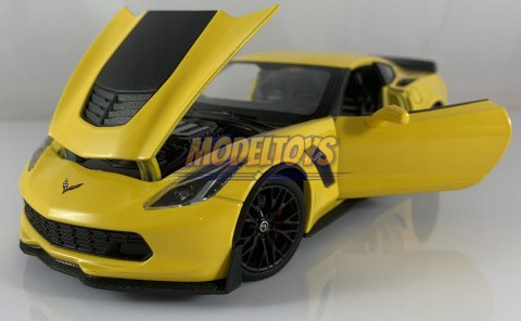 Chevrolet Corvette Z06 2017 metal model Welly 1:24 Chevrolet Corvette Z06 2017 metal model Welly 1:24