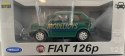 FIAT 126p 126.el maluch model metal Welly 1:21