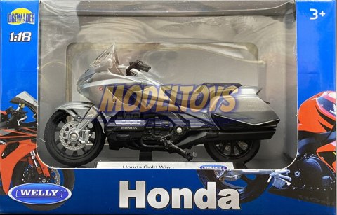 HONDA GL1800 Gold Wing motocykl model 1:18 Welly HONDA GL1800 Gold Wing motocykl model 1:18 Welly