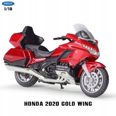 HONDA GL1800 Gold Wing motocykl model 1:18 Welly HONDA GL1800 Gold Wing motocykl model 1:18 Welly