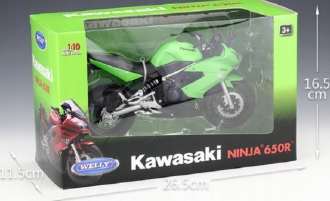 KAWASAKI 650R Ninja model 1:10 Welly 62803 KAWASAKI 650R Ninja model 1:10 Welly 62803