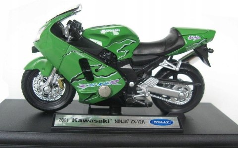 KAWASAKI Ninja ZX-12R 2001 model 1:18 Welly KAWASAKI Ninja ZX-12R 2001 model 1:18 Welly