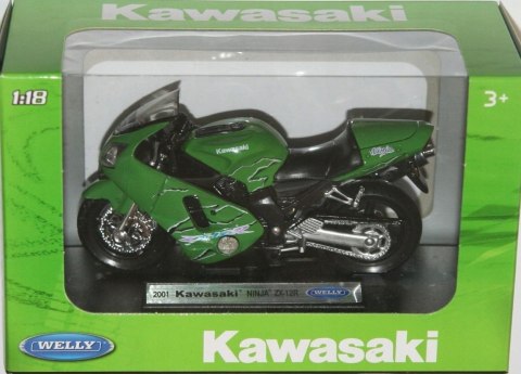 KAWASAKI Ninja ZX-12R 2001 model 1:18 Welly KAWASAKI Ninja ZX-12R 2001 model 1:18 Welly