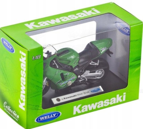 KAWASAKI Ninja ZX-12R 2001 model 1:18 Welly KAWASAKI Ninja ZX-12R 2001 model 1:18 Welly